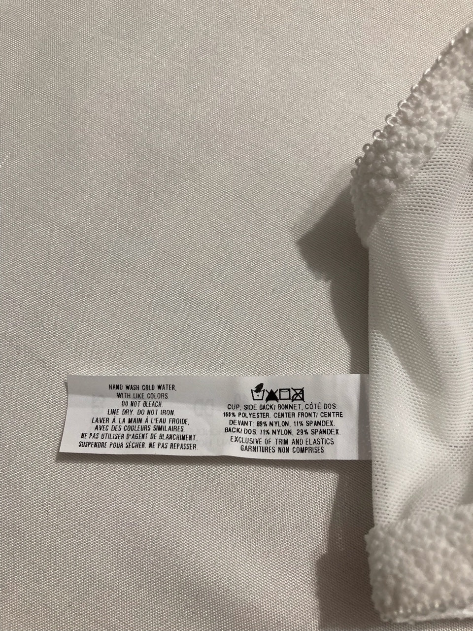 NWD BALI Minimizer Bra, Satin Tracings Underwire Bra WHITE 40DD