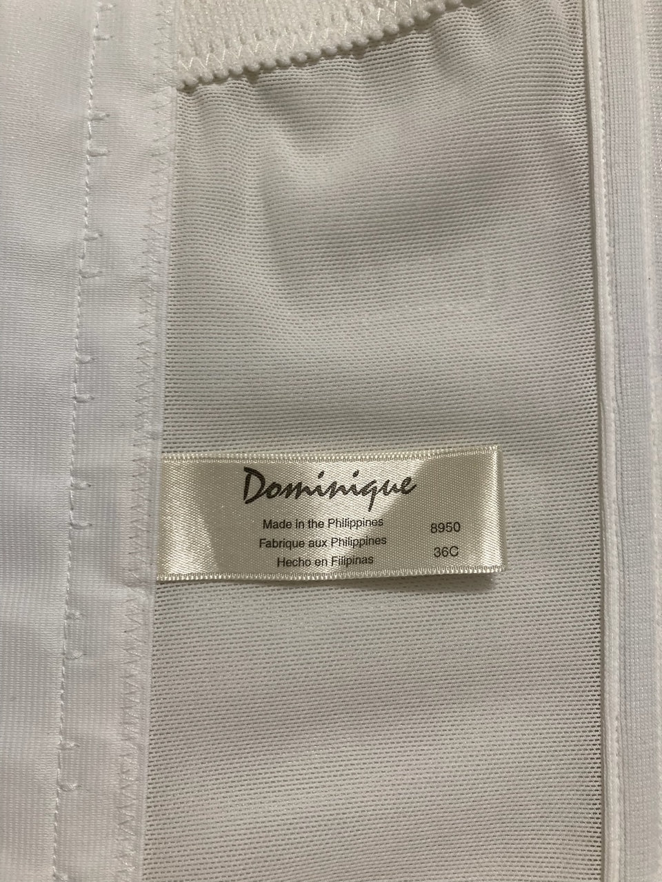DOMINIQUE Underwire Satin Bustier IVORY 36C