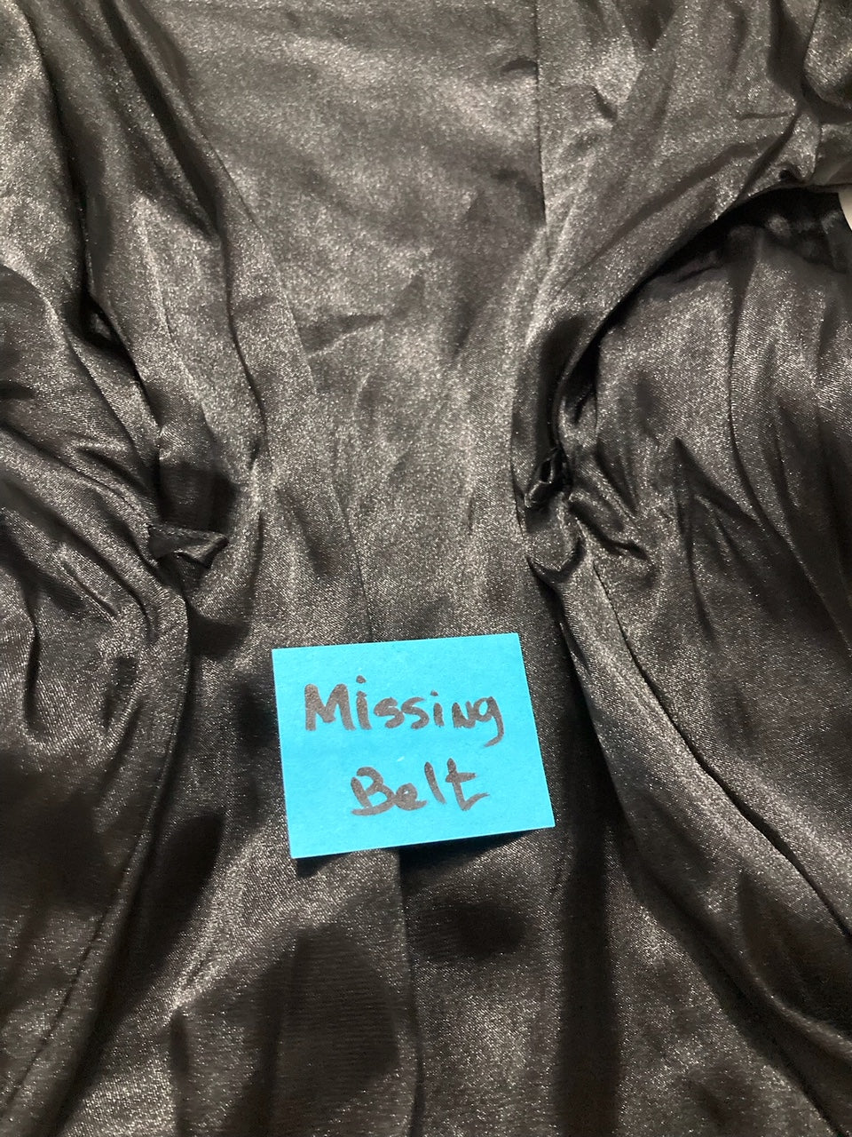 NWD LINEA DONATELLA Short Satin Only Robe BLACK M