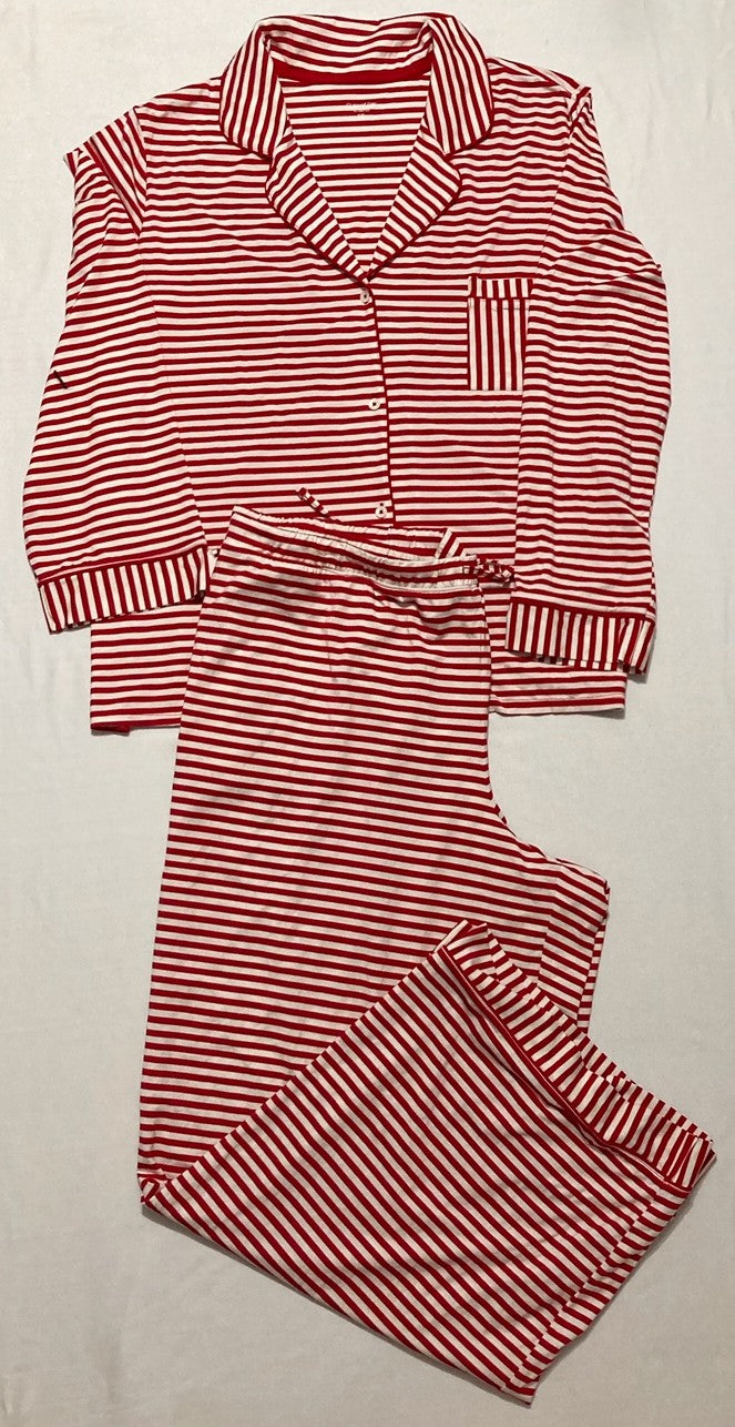 NWD STATE OF DAY Pajamas Lounge Stripe Supersoft Lounge Stripe RED XXL