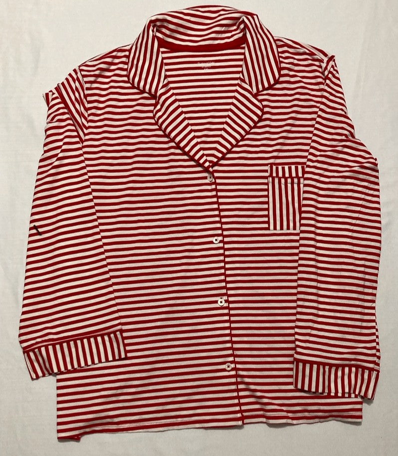 NWD STATE OF DAY Pajamas Lounge Stripe Supersoft Lounge Stripe RED XXL
