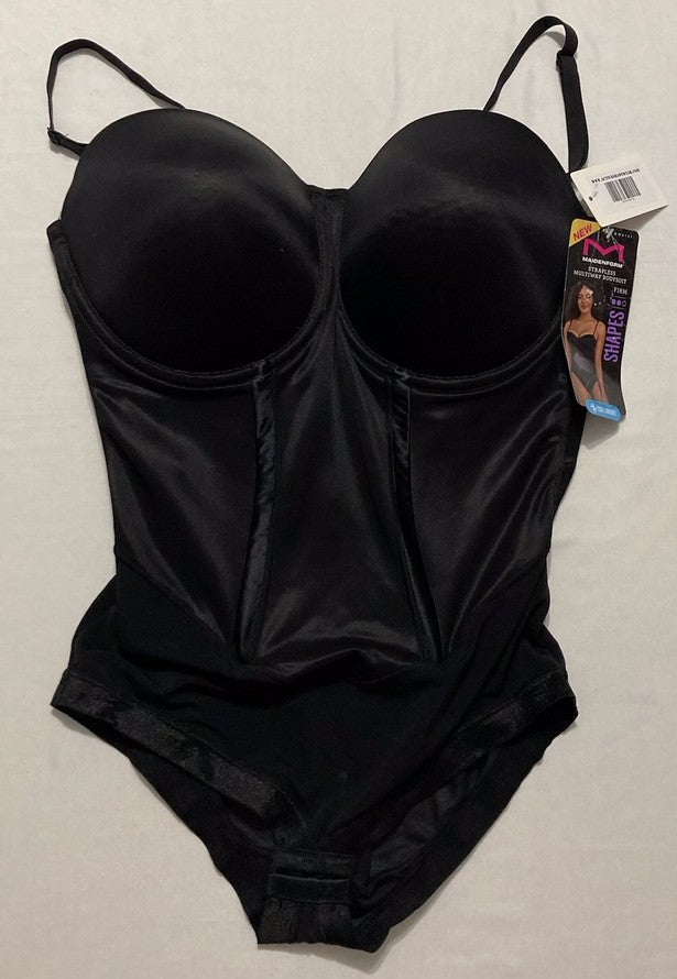 NWD MAIDENFORM Built-in Bra Anti-static shapewear bodysuits BLACK 40DD