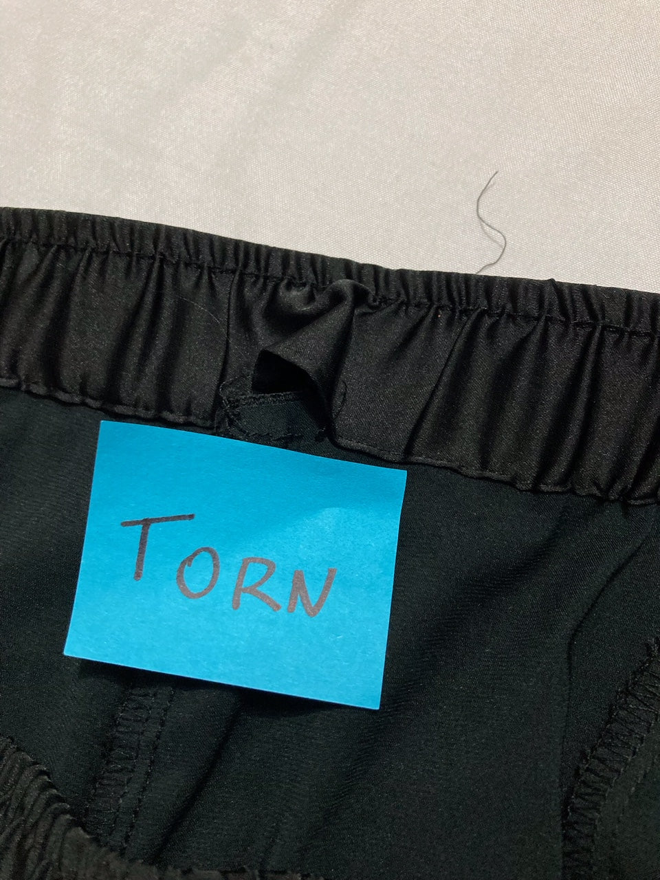 NWD I.N.C Stretch Satin Short-Sleeve Pajama Set BLACK M