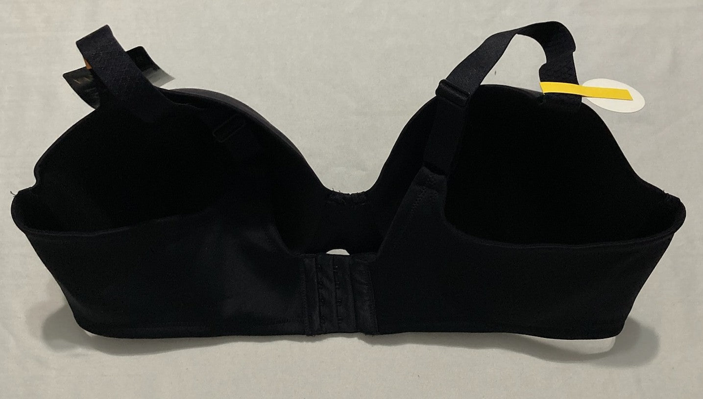 VANITY FAIR Full Figure Beauty Back Smoothing Bra BLACK 42DD