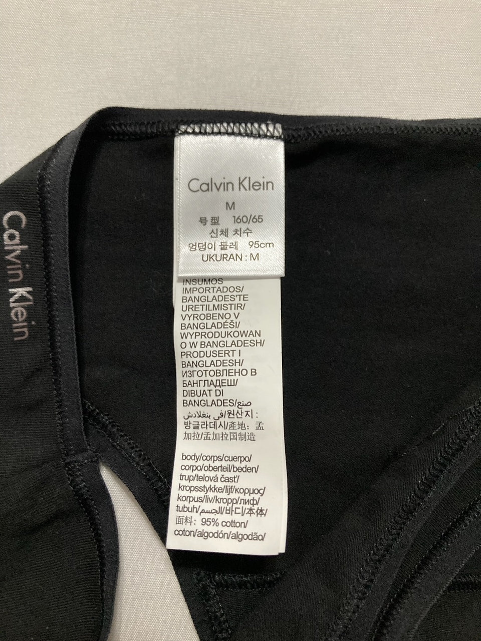 CALVIN KLEIN Form Thong BLACK M