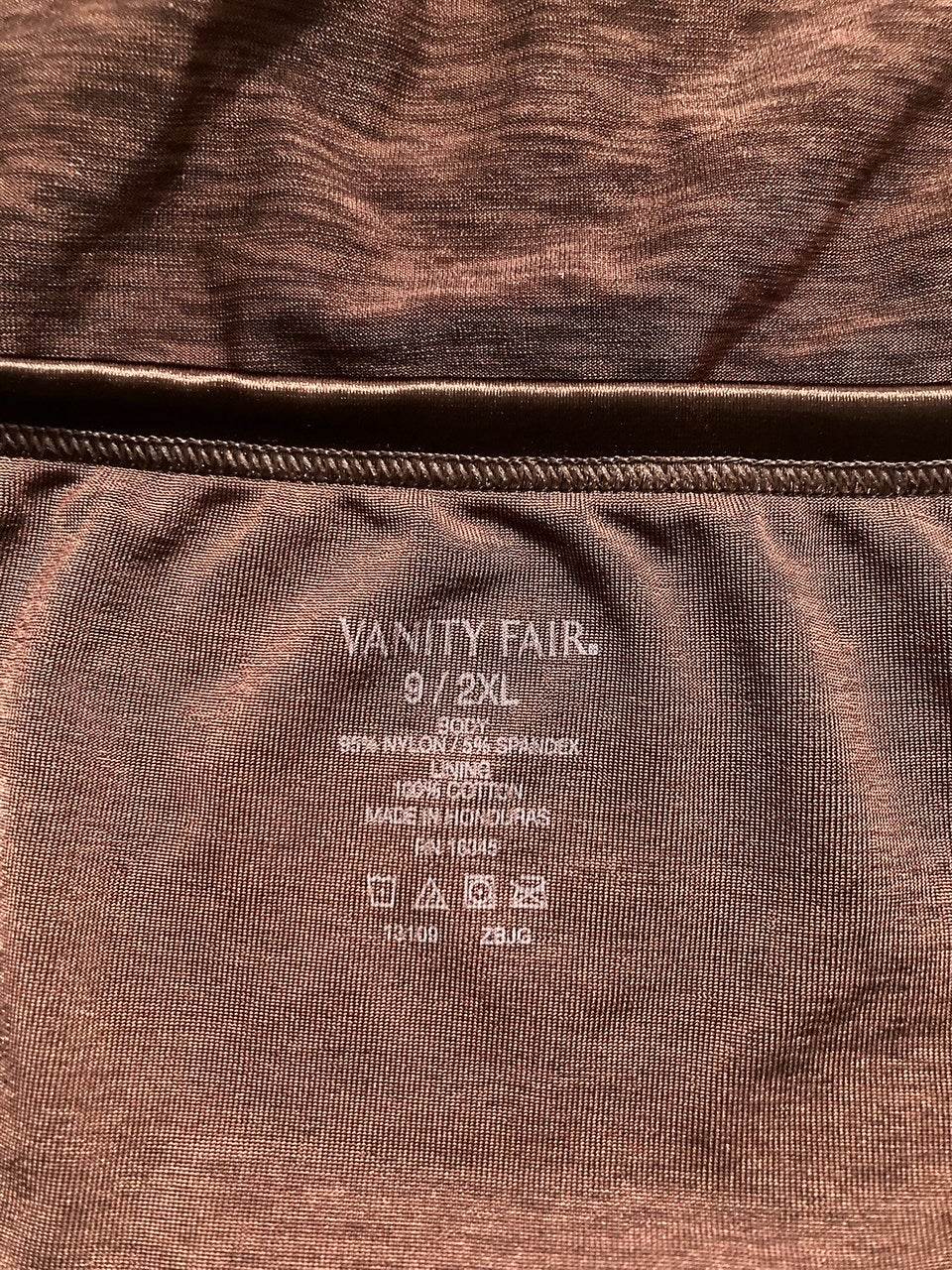 VANITY FAIR Illumination Brief Panties CAPPUCCINO 2XL