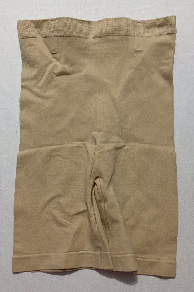 SHAPERMINT Essentials All Day Every Day High-Waisted Shaper Shorts BEIGE M