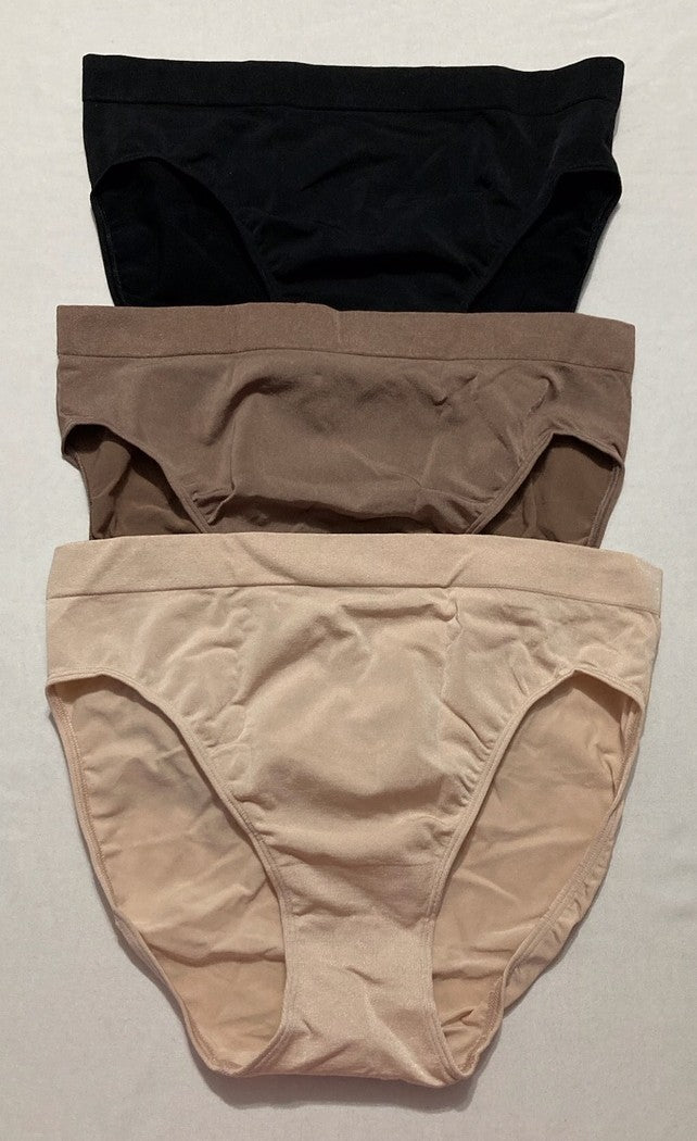WACOAL B-Smooth 3 Pre-Pack Hi-Cut Brief Pant ASSORTED XL