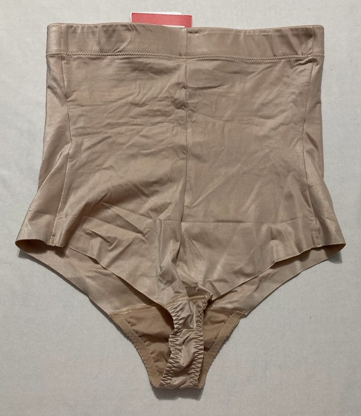 SPANX Suit Your Fancy Shaping High-Waisted Thong CHAMPAGNE BEIGE L