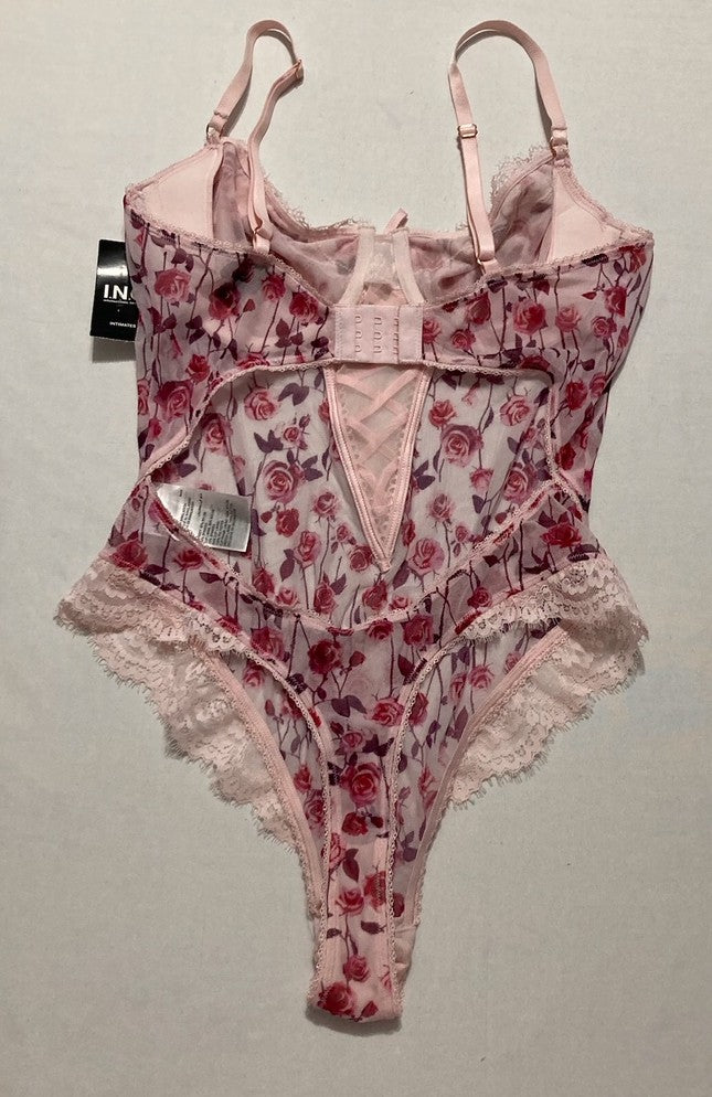 I.N.C Lingerie bodysuit FLORAL M