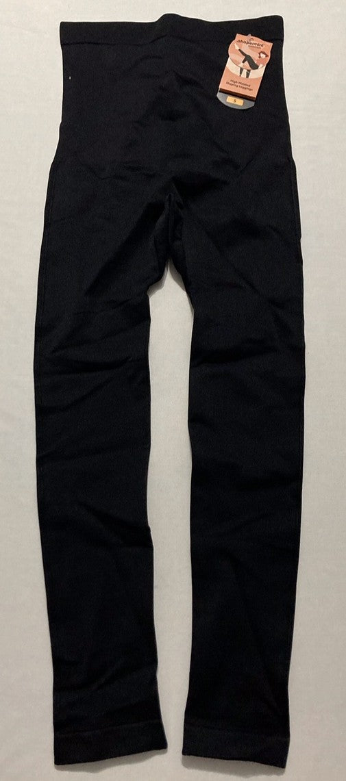 SHAPERMINT Essentials High-Waisted Shaping Leggings BLACK S