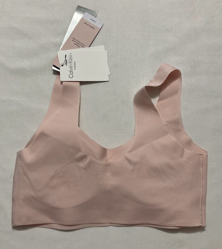 CALVIN KLEIN Invisibles Unlined Bralette PINK XS