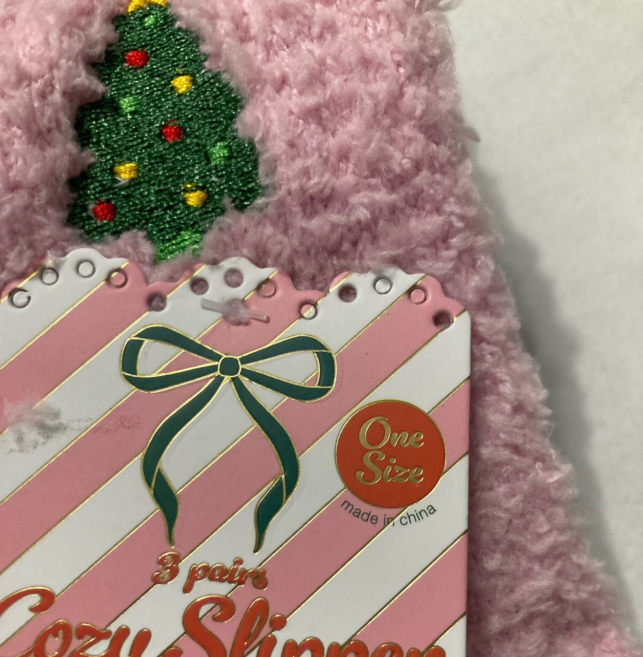 CARELL cozy slipper socks ASSORTED ONE SIZE
