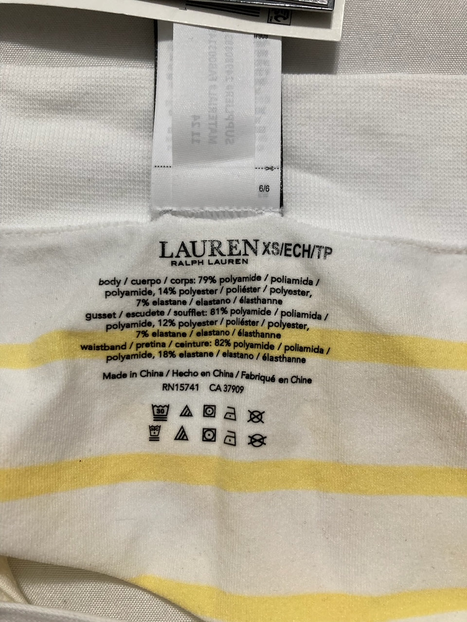 LAUREN RALPH LAUREN Seamless Bikini YELLOW XS