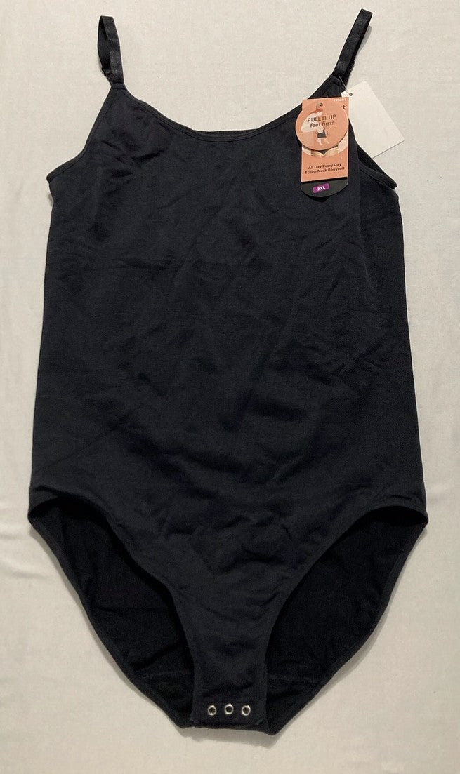 SHAPERMINT Bodysuit Women Shapewear Tummy Control Body Suit BLACK 2XL