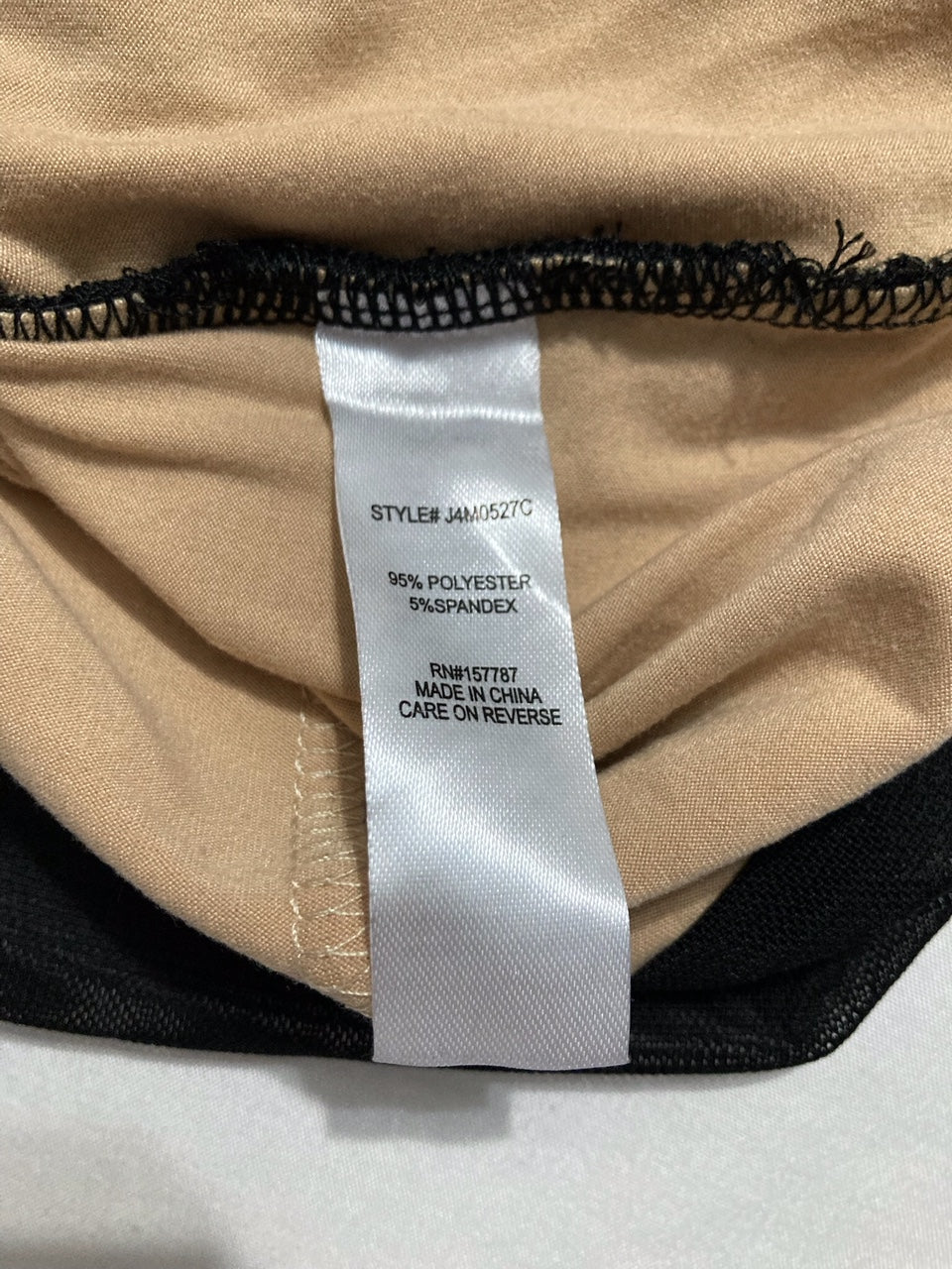 JOLIE & JOY Sheer Mesh One-Shoulder Ruched Top BLACK M