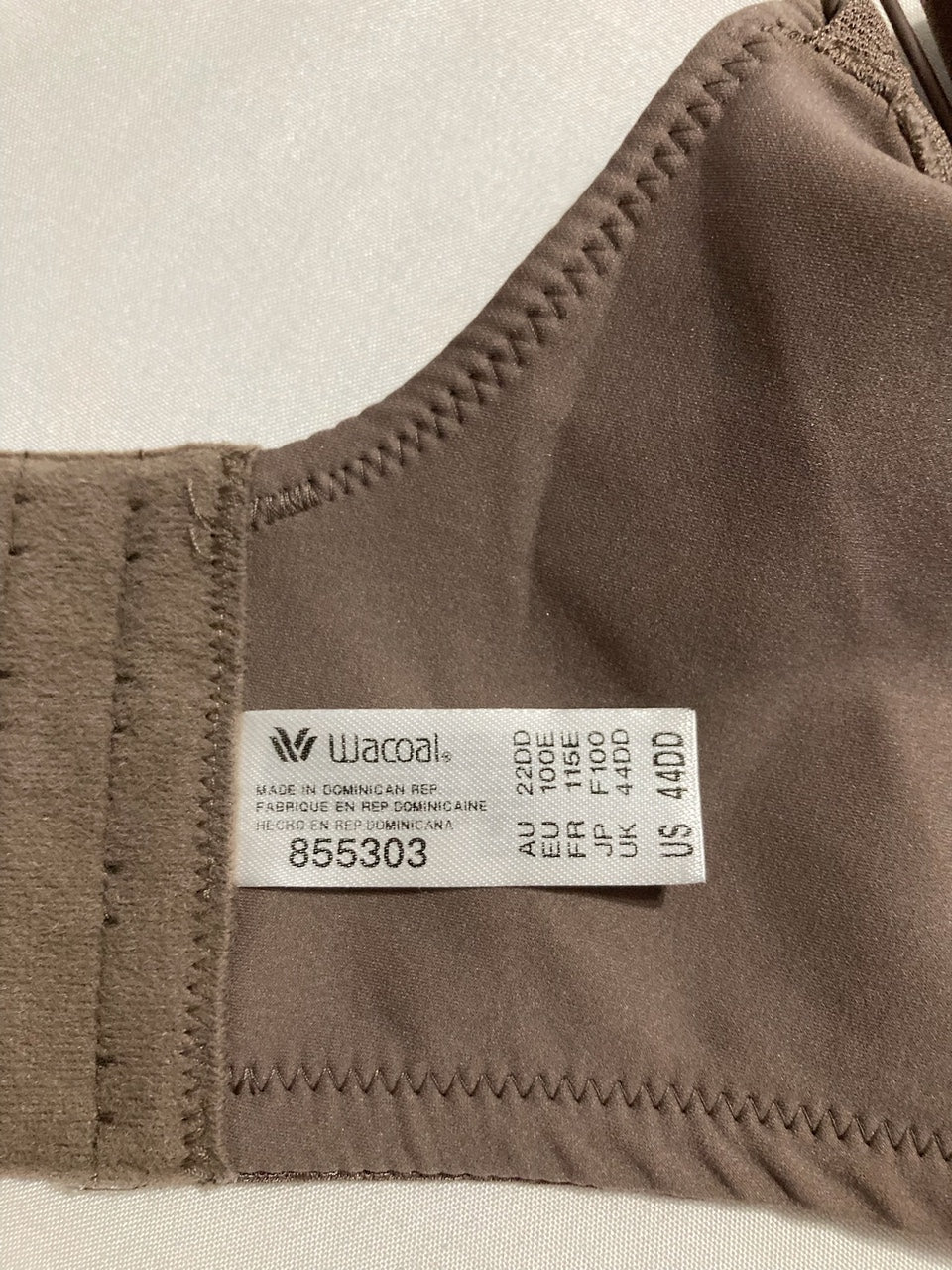 WACOAL Back Appeal Underwire Bra BROWN 44DD