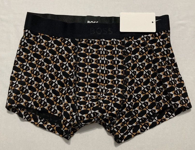 BOSS stretch-cotton boxer briefs with logo BLACK S