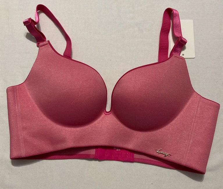 WMMY Seamless soft-lift bra comfortable support PINK 38B
