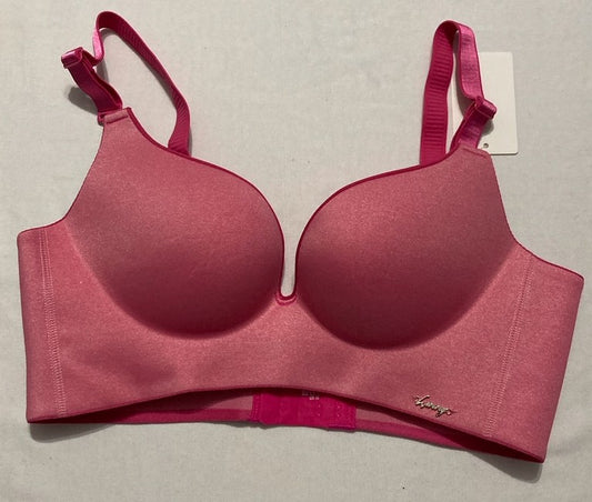 WMMY Seamless soft-lift bra comfortable support PINK 38B