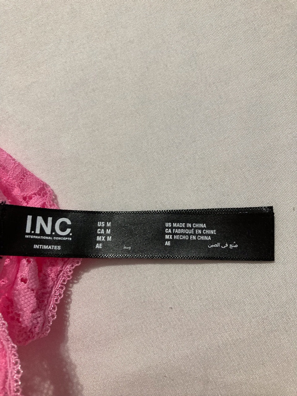 INC Bodysuits Sexy Lingerie PINK M
