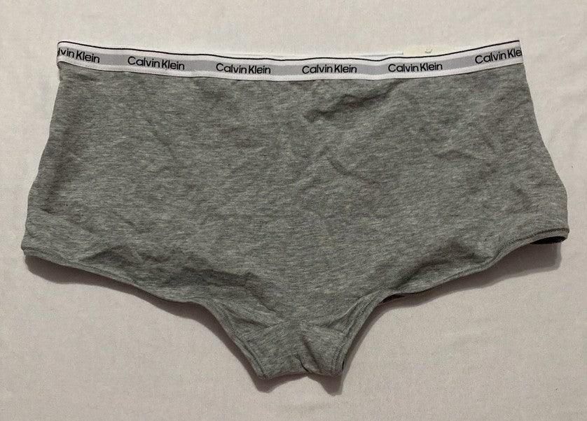 CALVIN KLEIN Modern Logo Boyshorts GRAY M
