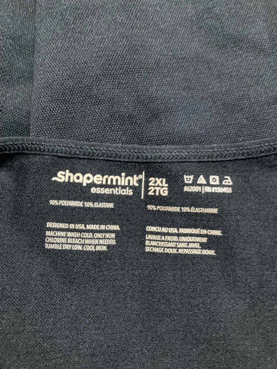 SHAPERMINT Essentials All Day Every Day Scoop Neck Camisole BLACK 2XL