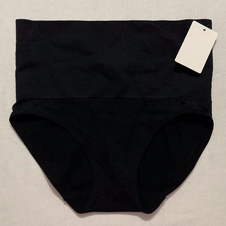 SKINNYGIRL Shapewear Seamless Hi-Rise Shaping Thong BLACK XL