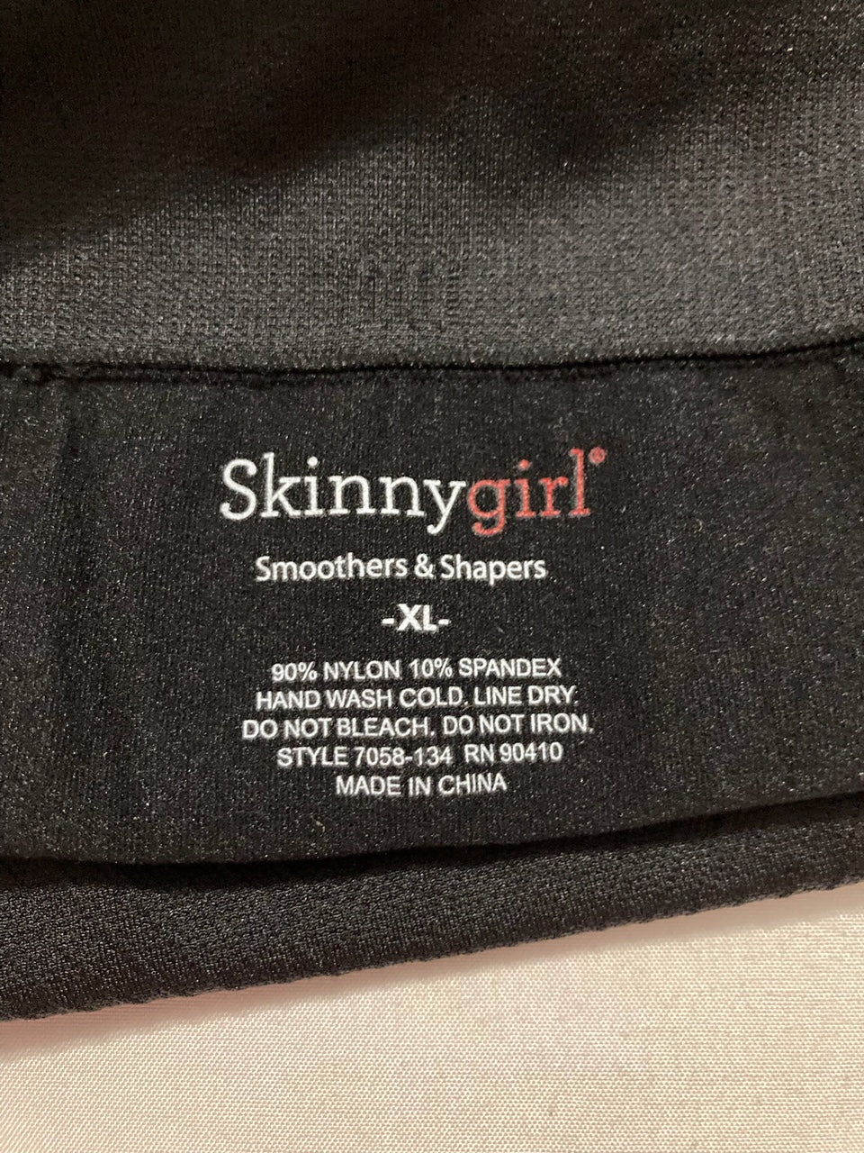 SKINNYGIRL Shapewear Seamless Hi-Rise Shaping Thong BLACK XL