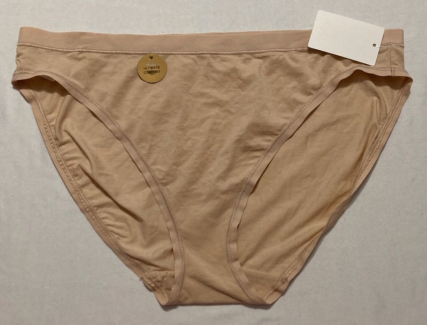 WACOAL Understated Cotton Hi-cut Brief Panty SAND 3XL