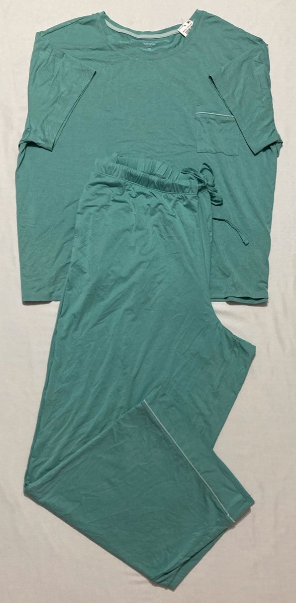 STATE OF DAY 2-Pc. Fluid Knit Pajama Set Canton BLUE XXL