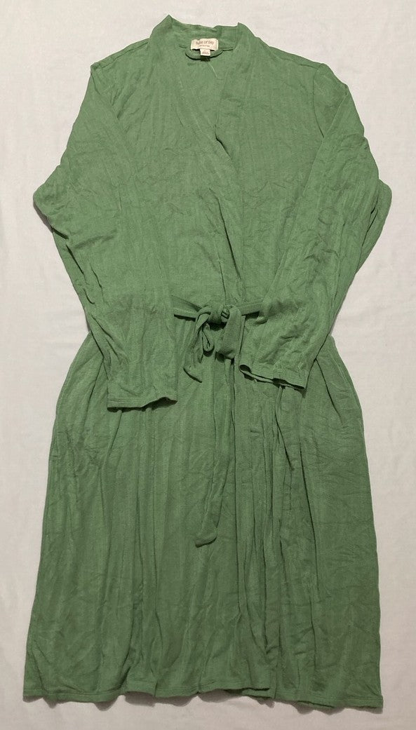 STATE OF DAY Long Sweater Robe GREEN XL