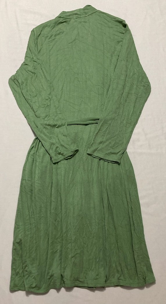 STATE OF DAY Long Sweater Robe GREEN XL