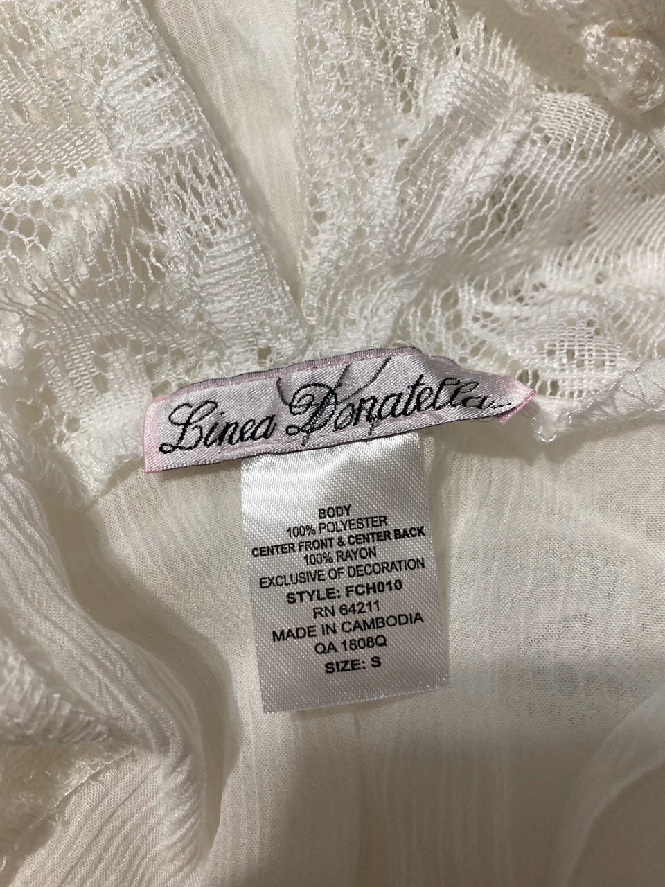 LINEA DONATELLA Chemise WHITE S