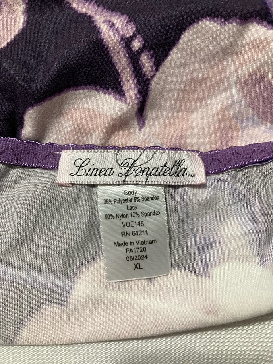 LINEA DONATELLA 2-Pc. Cropped Knit Pajamas Set VIOLET