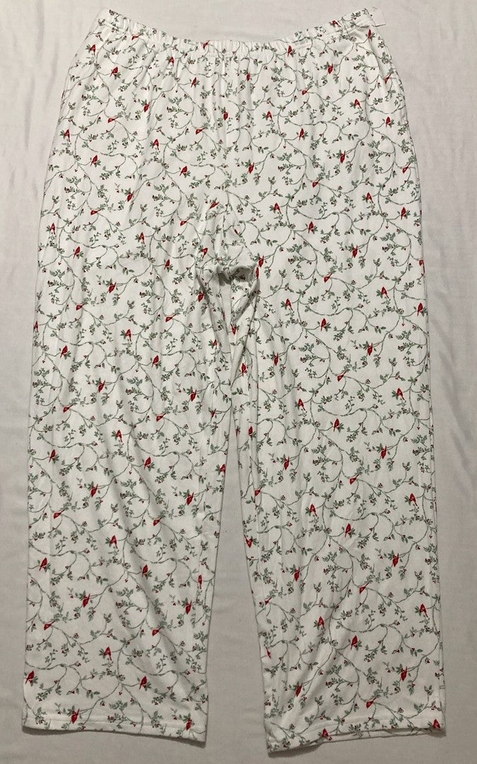 Charter Club 2 Piece Pajama Top Delicate Cardinal XL