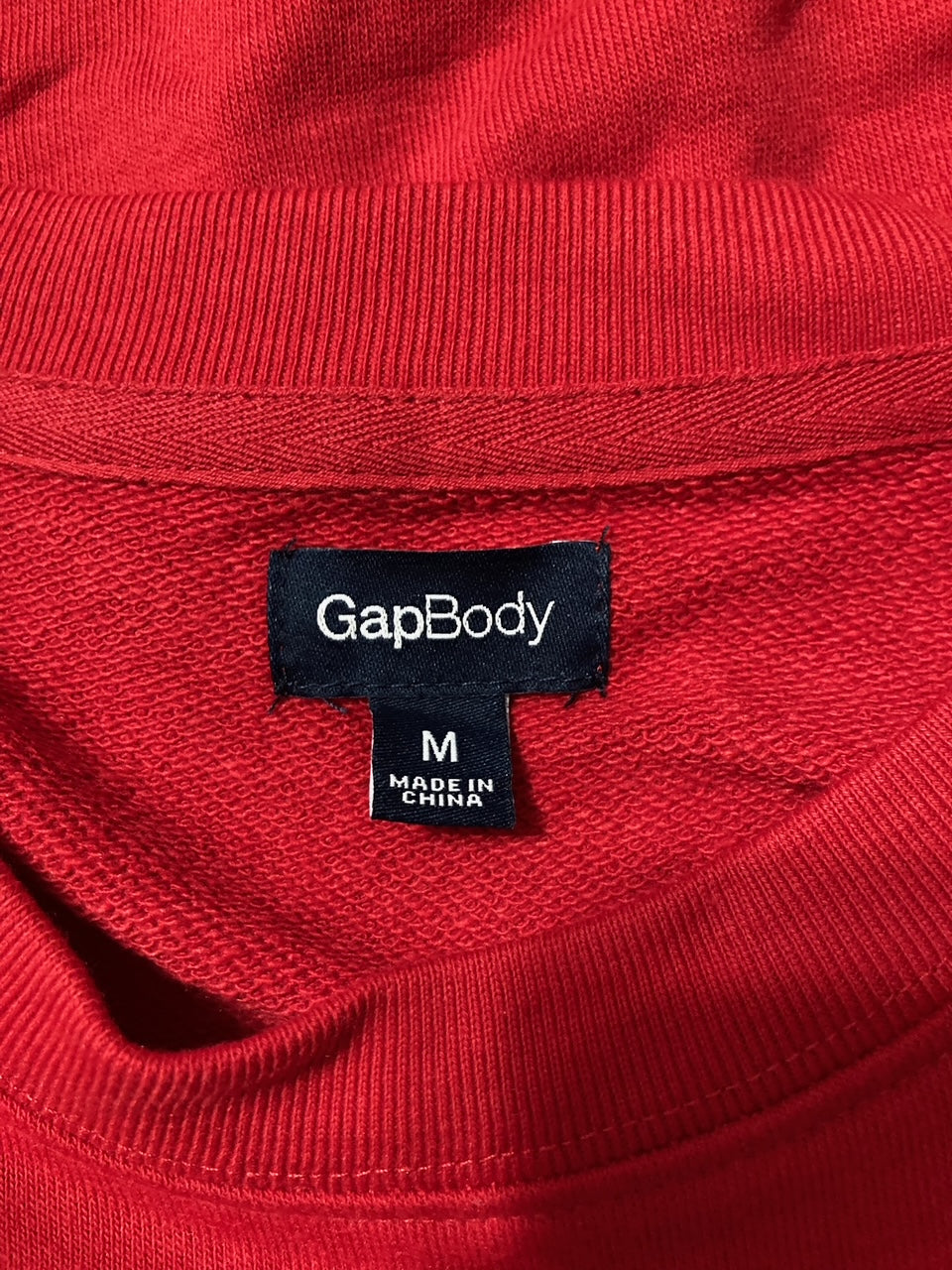GAPBODY Cotton Oversized Jumper MODERN RED M