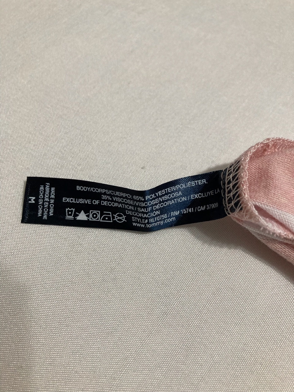 TOMMY HILFIGER Knit Sleep Shirt PINK M