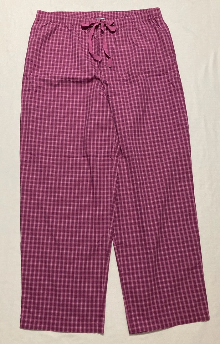 CHARTER CLUB Cotton Poplin Pajama Pants PINK L