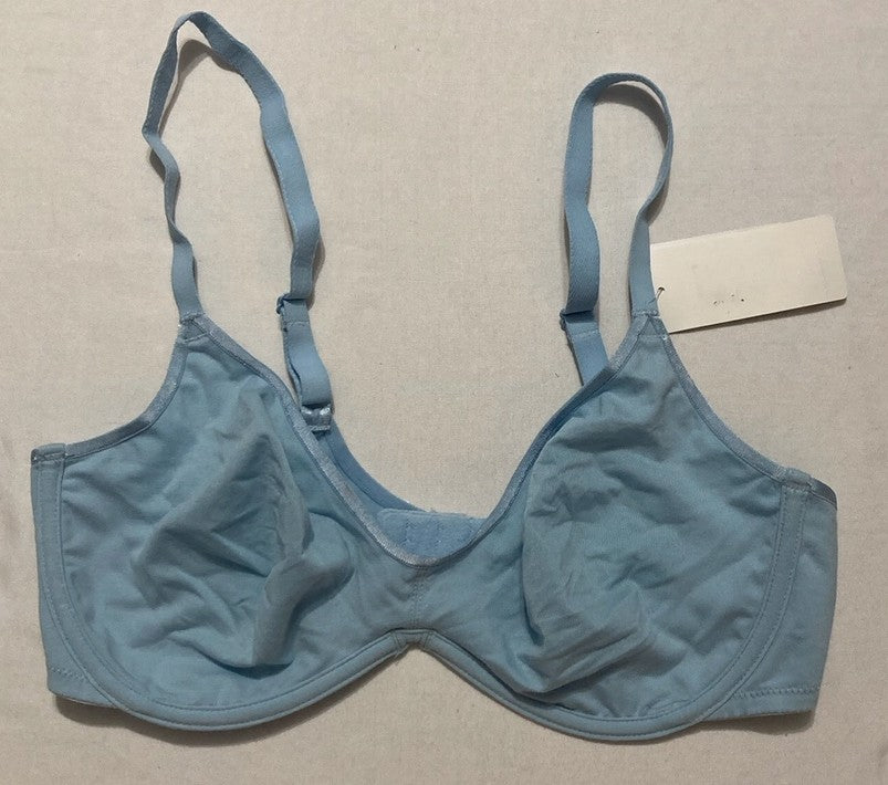 B.TEMPT'D Cotton to a Tee Scoop Underwire Bra BLUE 36D