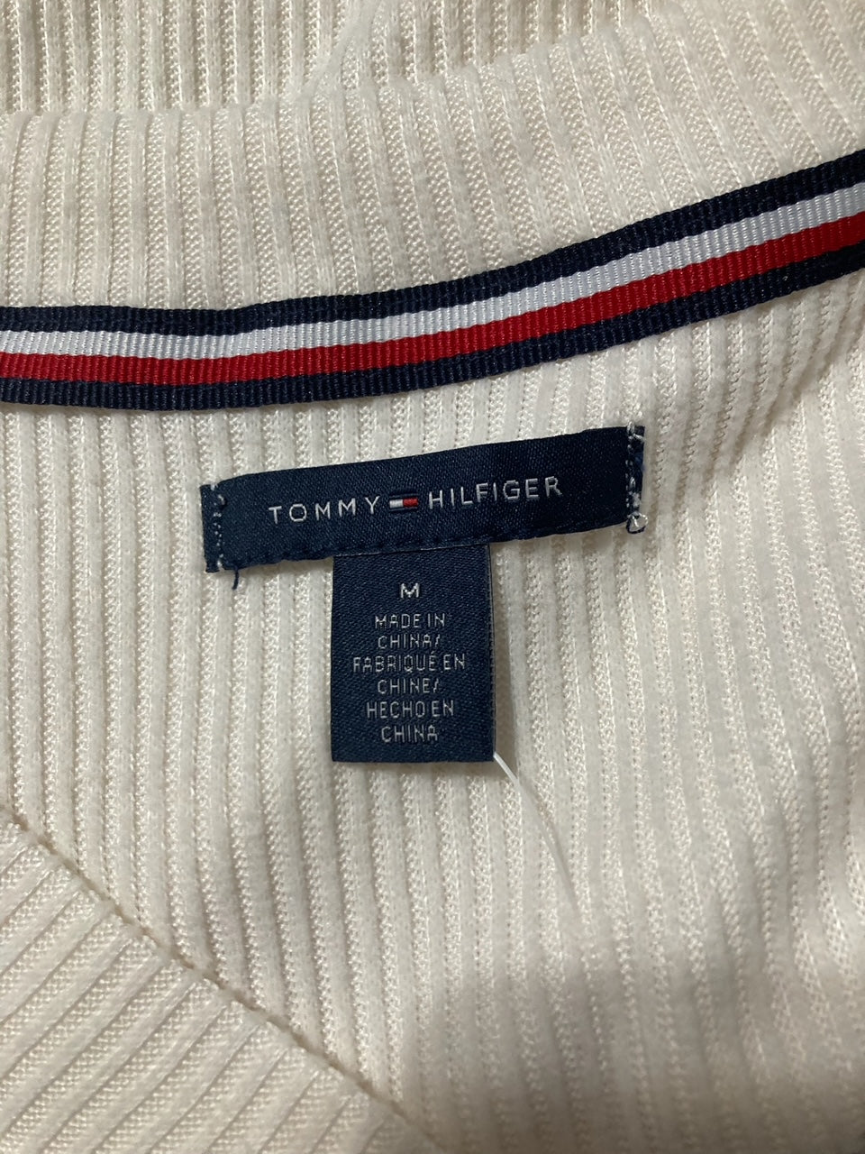 TOMMY HILFIGER 2 pc set top & bottom WHITE M