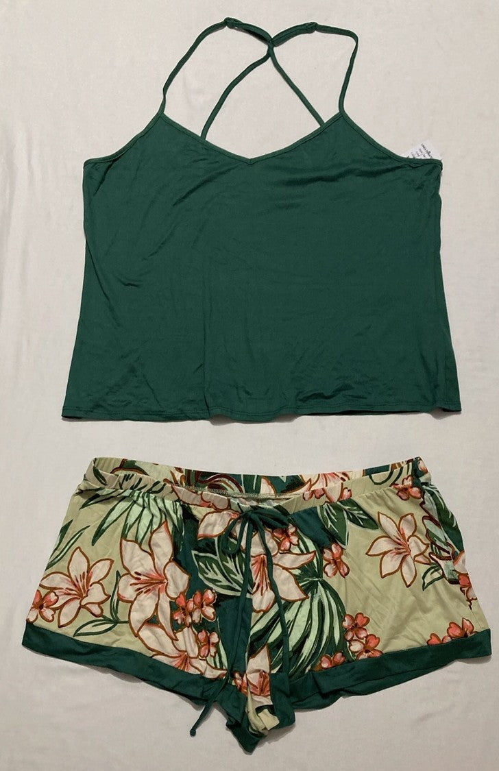 LINEA DONATELLA 3-Pc. Milana Travel and Sleep Set GREEN XL