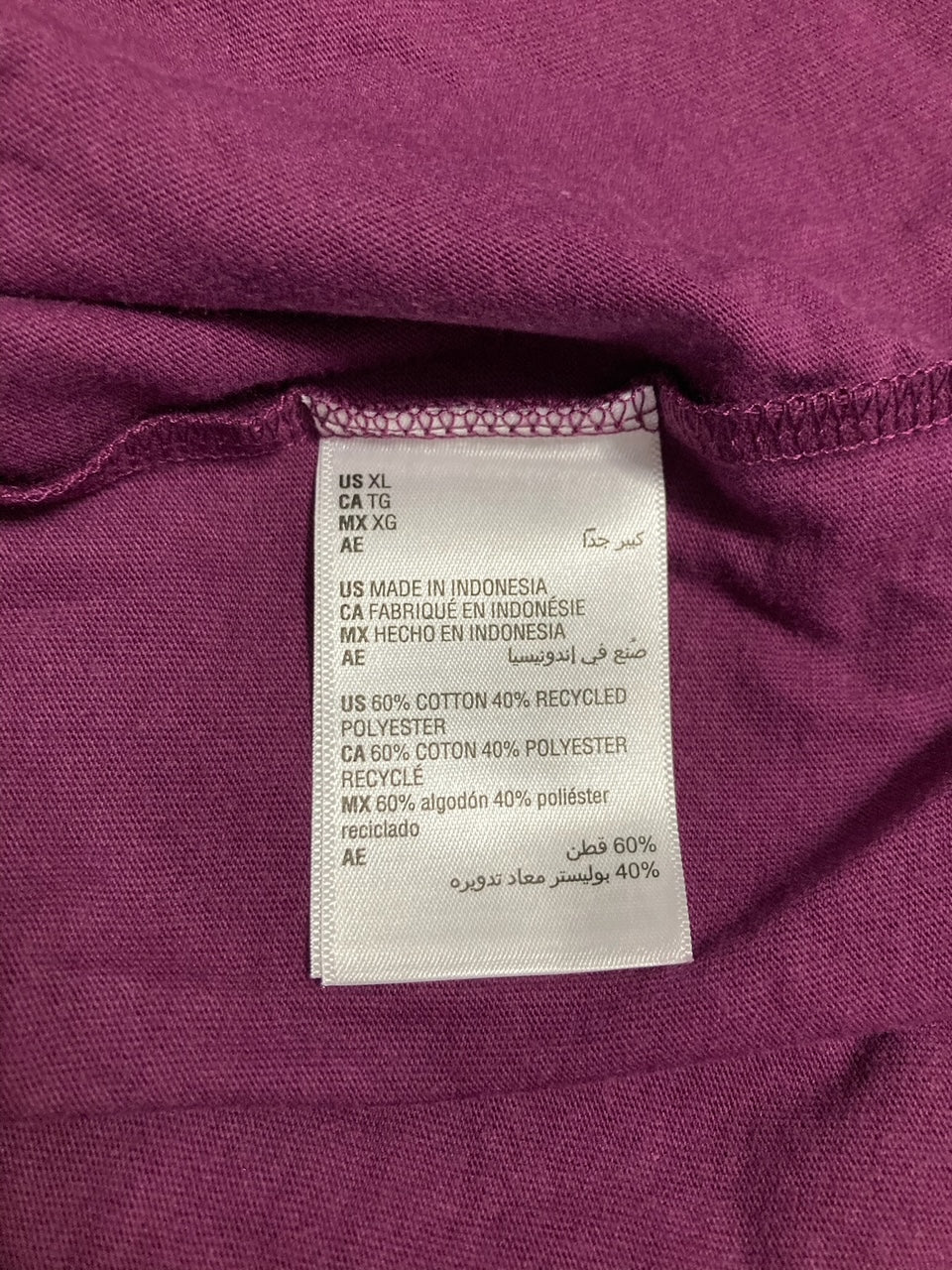 CHARTER CLUB Long-Sleeve Jersey Pajama Set FEATHERS PLUM XL