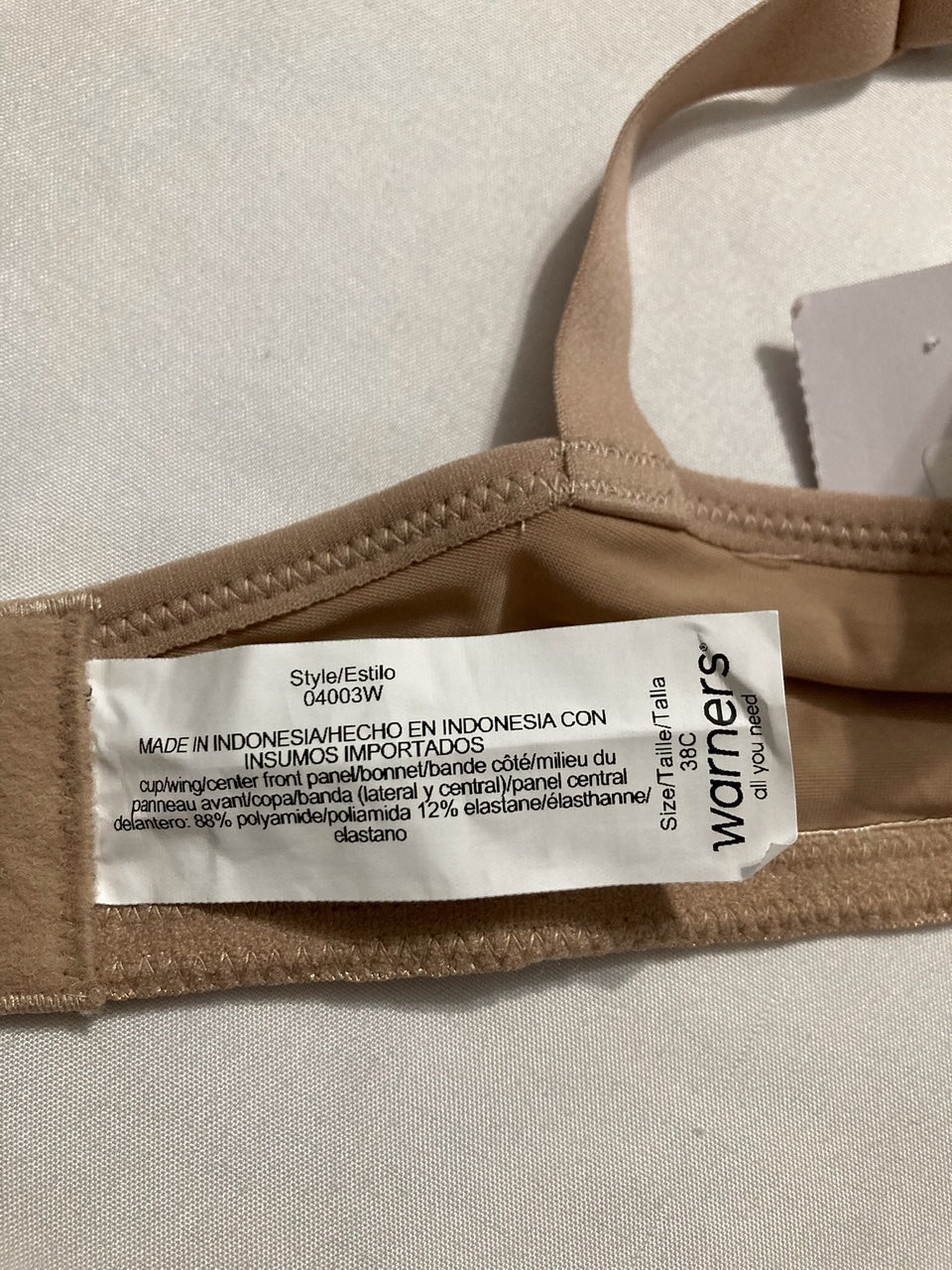 NWD WARNER´S Elements of Bliss Wireless Lift T-Shirt Bra BEIGE 38C