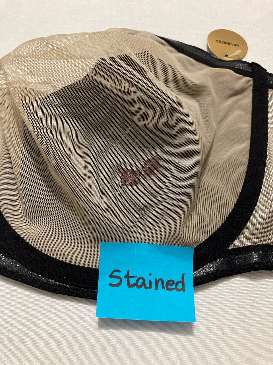 NWD WACOAL Visual Effects Strapless Minimizer Bra BLACK 40DDD