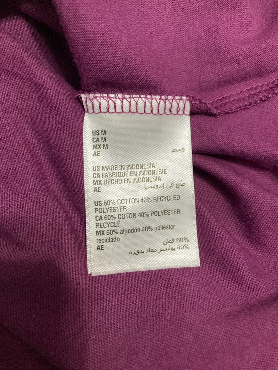 CHARTER CLUB Long-Sleeve Jersey Pajama Set FEATHERS PLUM M