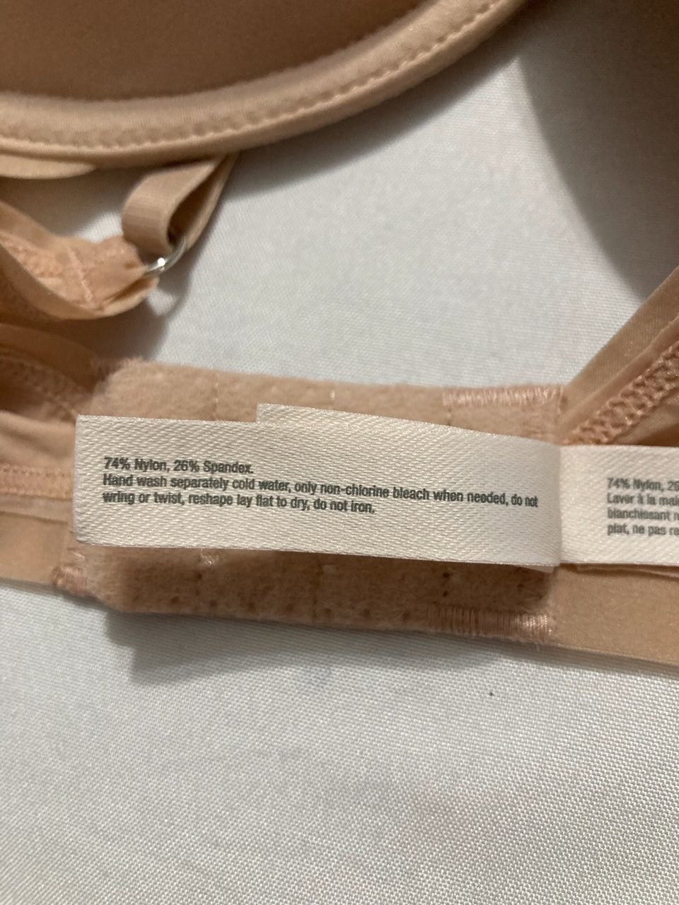 NWD ONGOSSAMER Next to Nothing Micro Tshirt BraT-Shirt Bra CHAMPAGNE 34D