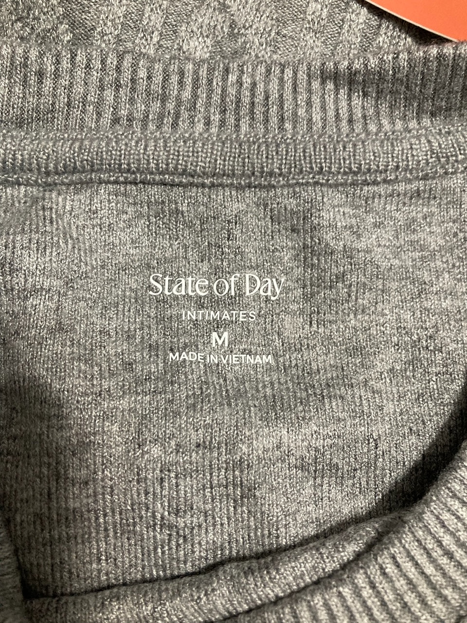 STATE OF DAY Loungewear Set Pajama GRAY M