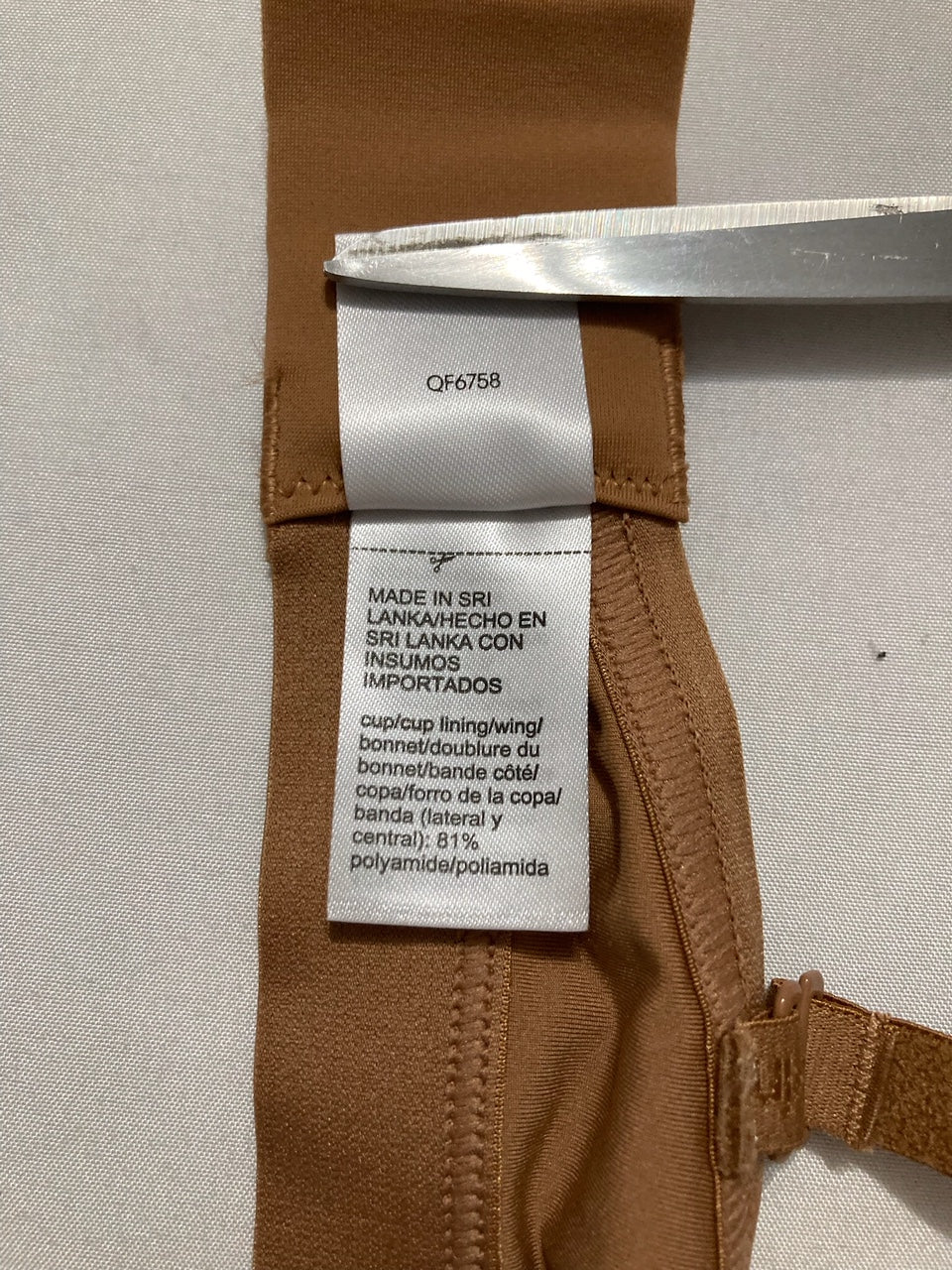 NWD CALVIN KLEIN Form to Body Lightly Lined Triangle Bralette RUSSET L