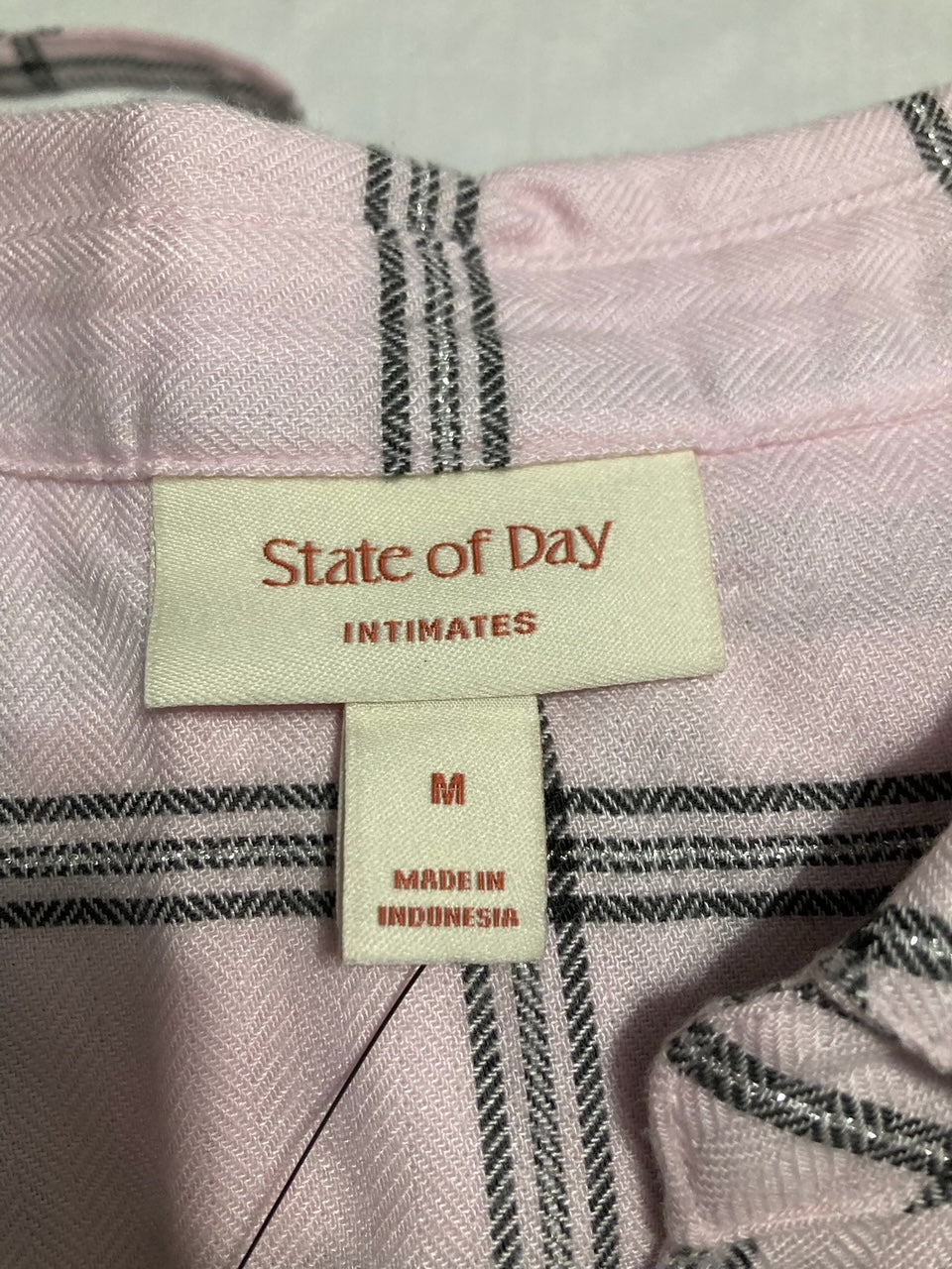 STATE OF DAY Long pajama set PINK M